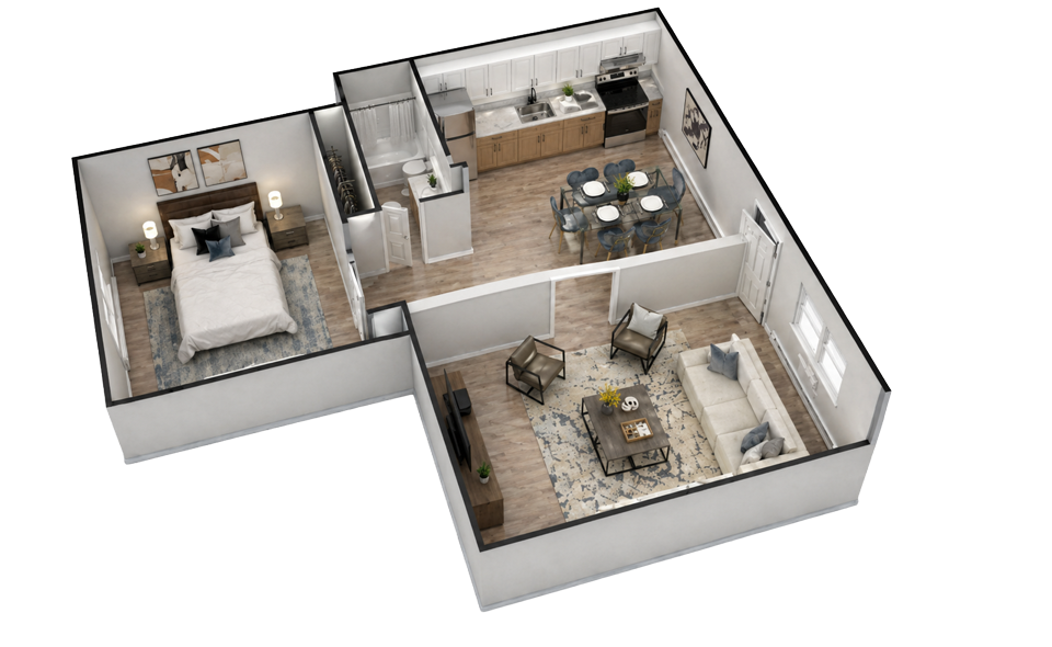 1 Bedroom · 1 Bathroom — Fully Renovated — 1 Bedroom · 1 Bathroom Fully Renovated floor plan
